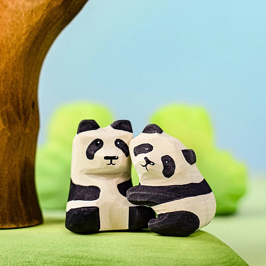 Bumbu Toys Pandabeer welp - Zittend