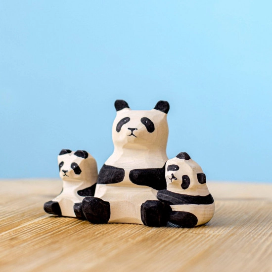 Bumbu Toys Pandaberen familie - Set