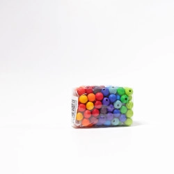 Regenboog kralen - 120 stuks - 12 mm