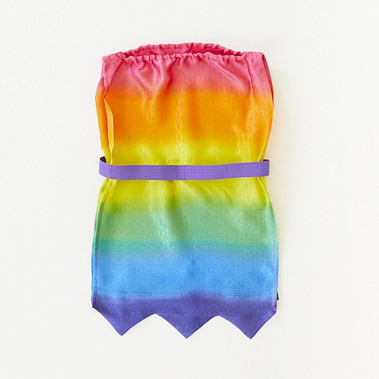 Sarah's Silks Speelzijde Tuniek regenboog