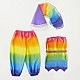 Sarah's Silks Speelzijde Tuniek regenboog