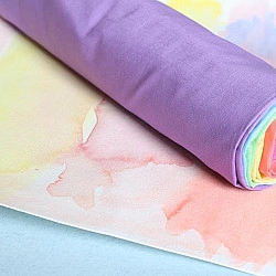 Katoenen Speeldoek regenboog XL