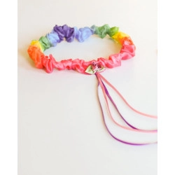 Speelzijde Haarband regenboog