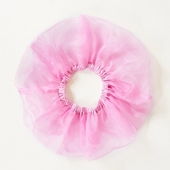Sarah's Silks Speelzijde organza Tutu roze